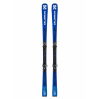 Salomon S-RACE X9 Ti 2024 : skis de course avec fixations intégrées, vue du dessus.